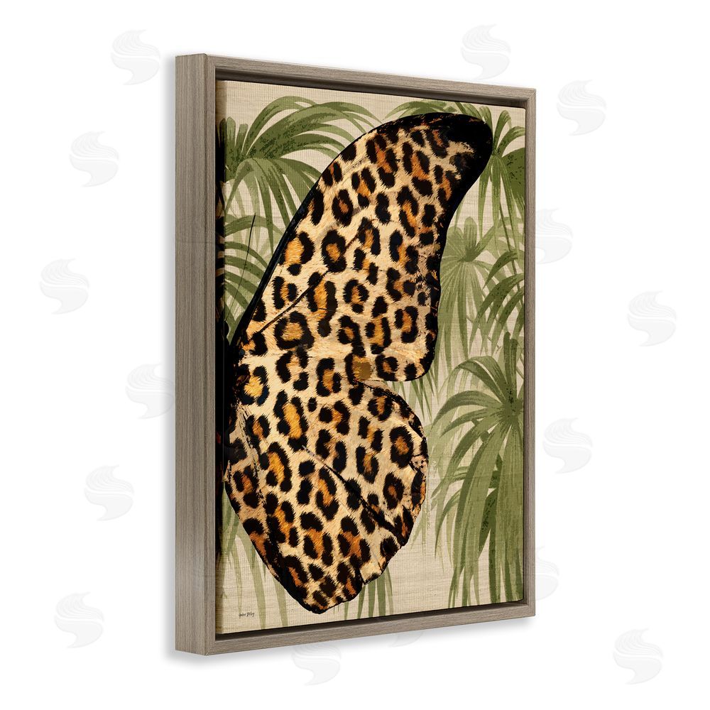 Amber Sterling Butterfly Wing with Pattern