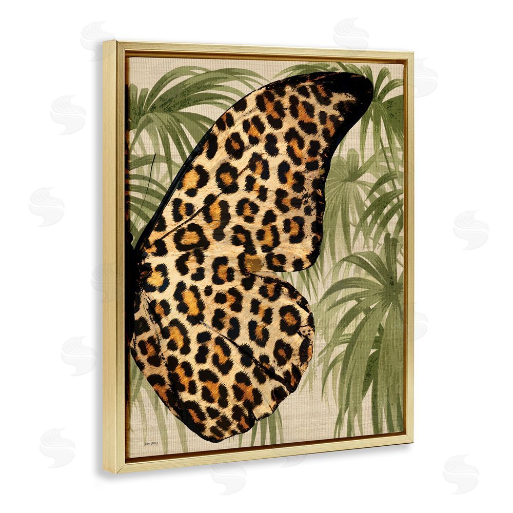 Amber Sterling Butterfly Wing with Pattern
