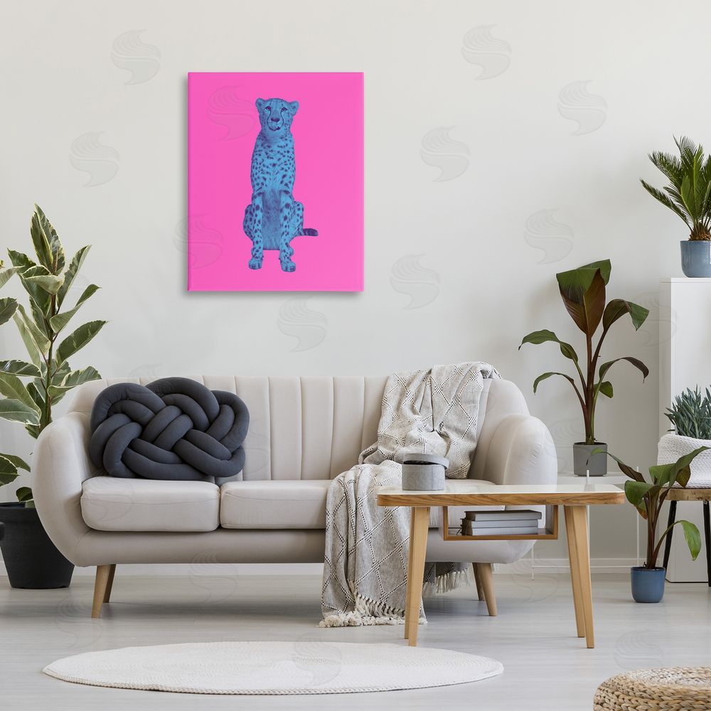House of Lulu Leopard on Vivid Pink