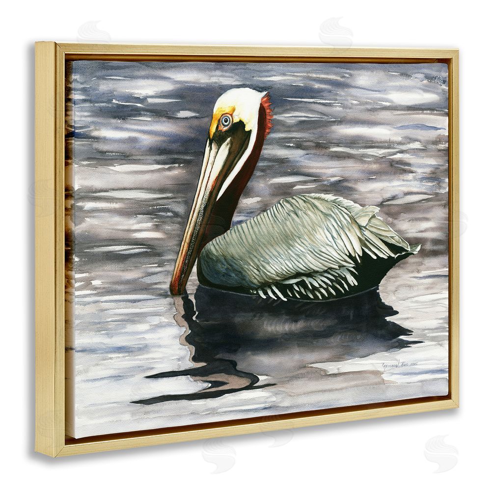 Christine Reichow Swimming Nautical Pelican