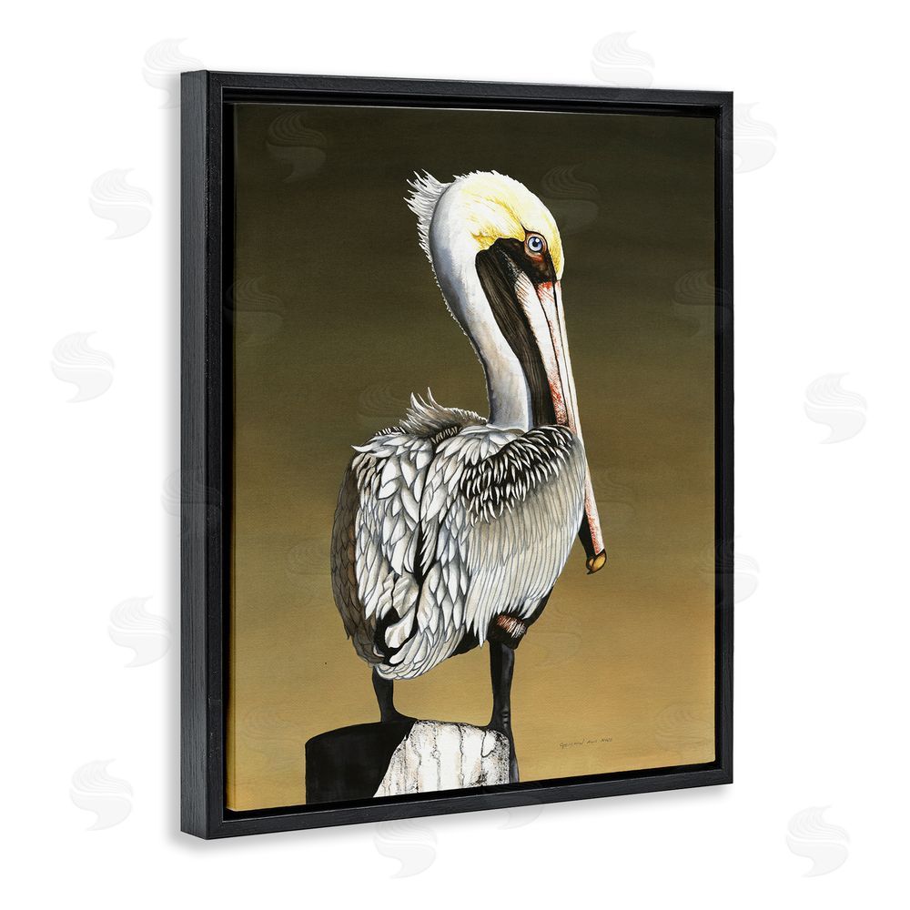 Christine Reichow Pelican with Intense Gaze