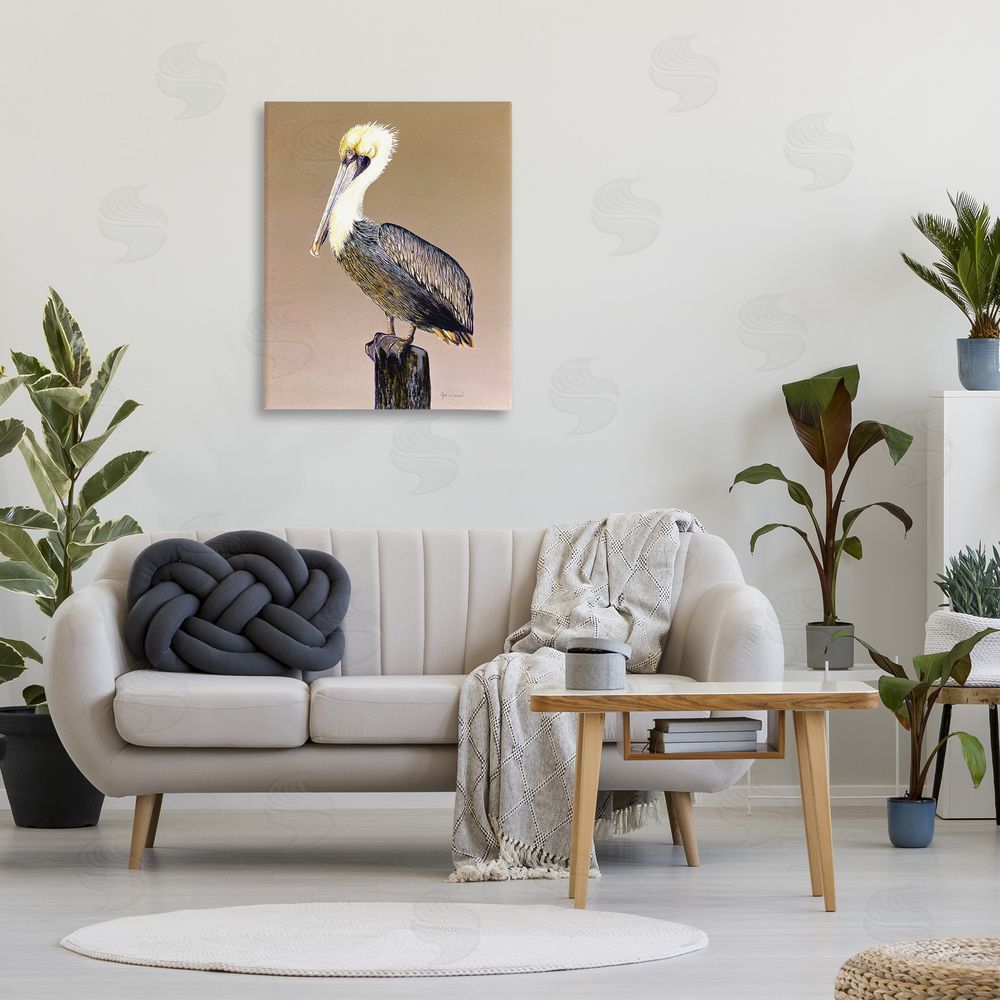 Christine Reichow Pelican on Perch