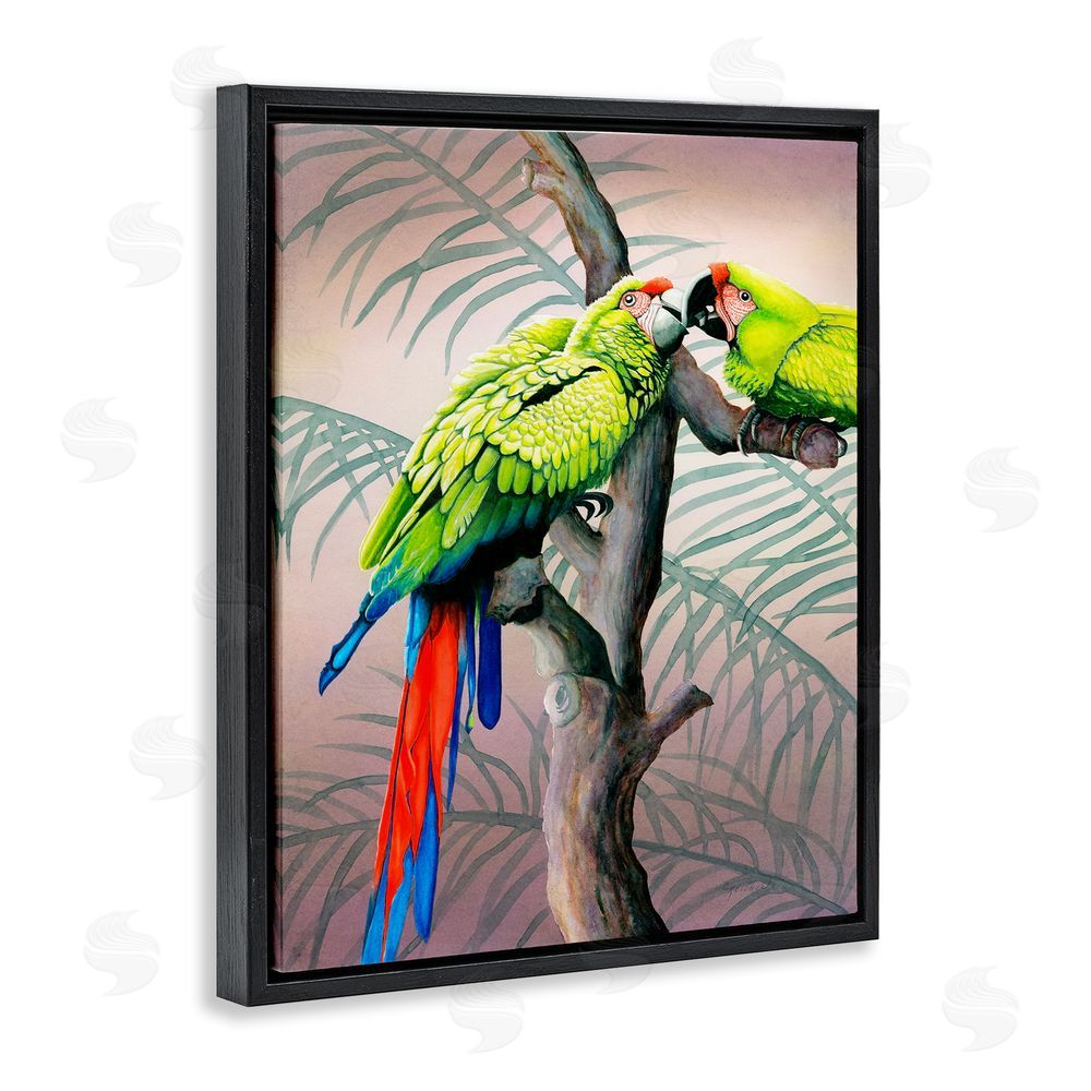 Christine Reichow Parrots Playing on Branch