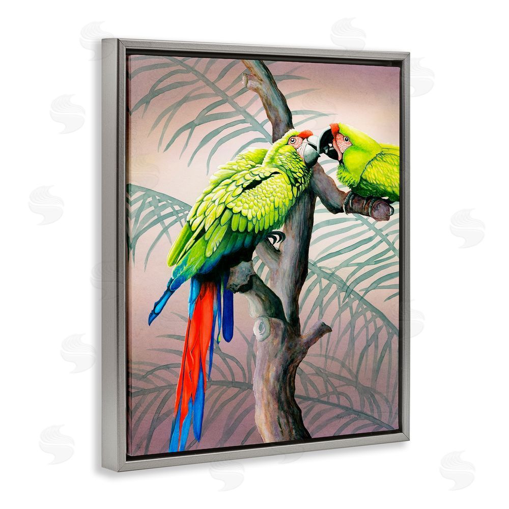Christine Reichow Parrots Playing on Branch