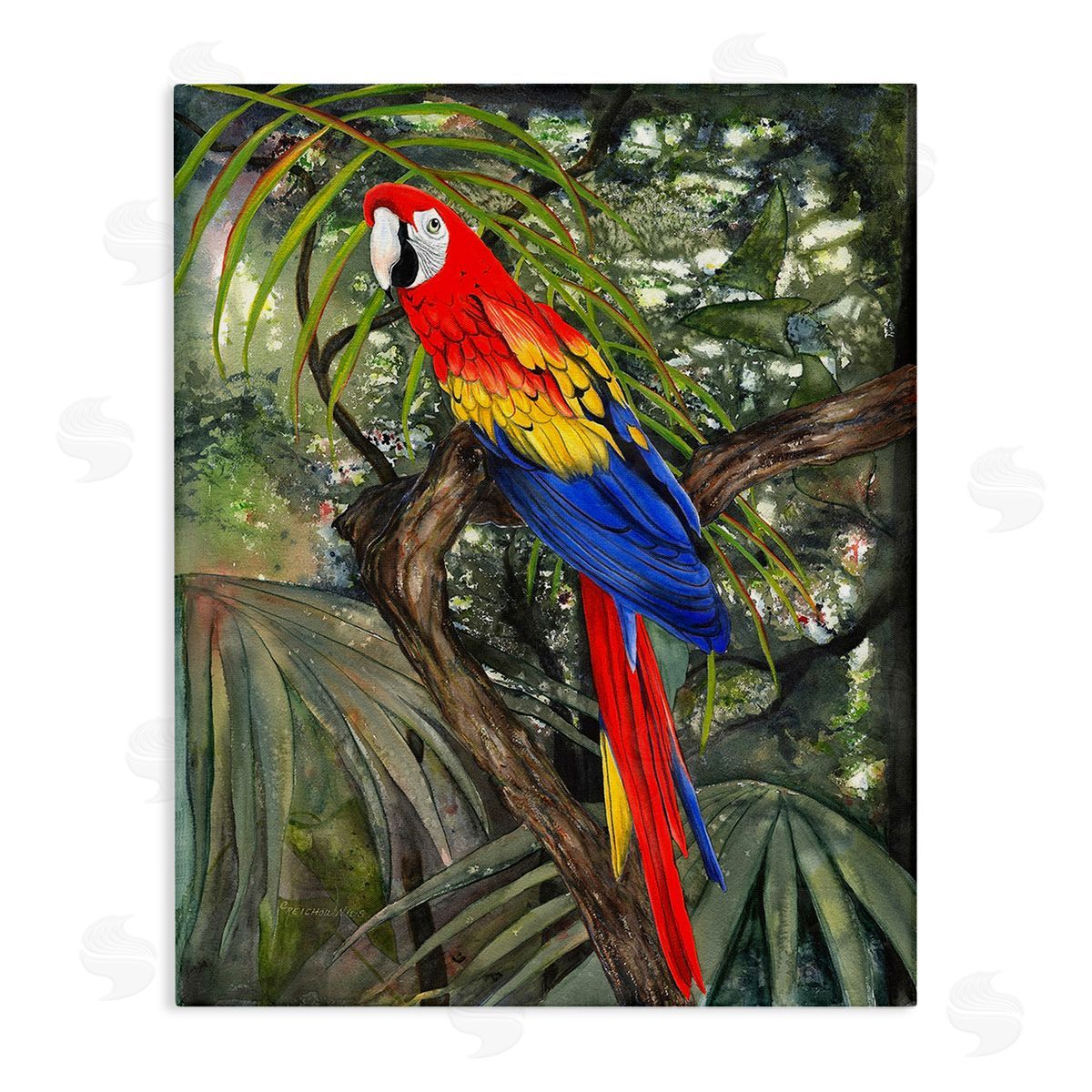Christine Reichow Parrot Among Branches