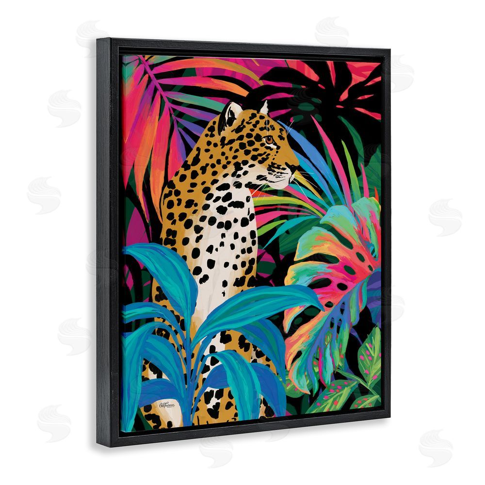 Cat Thurman Designs Abstract Leopard & Leaves