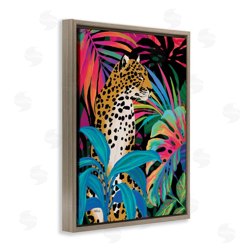 Cat Thurman Designs Abstract Leopard & Leaves