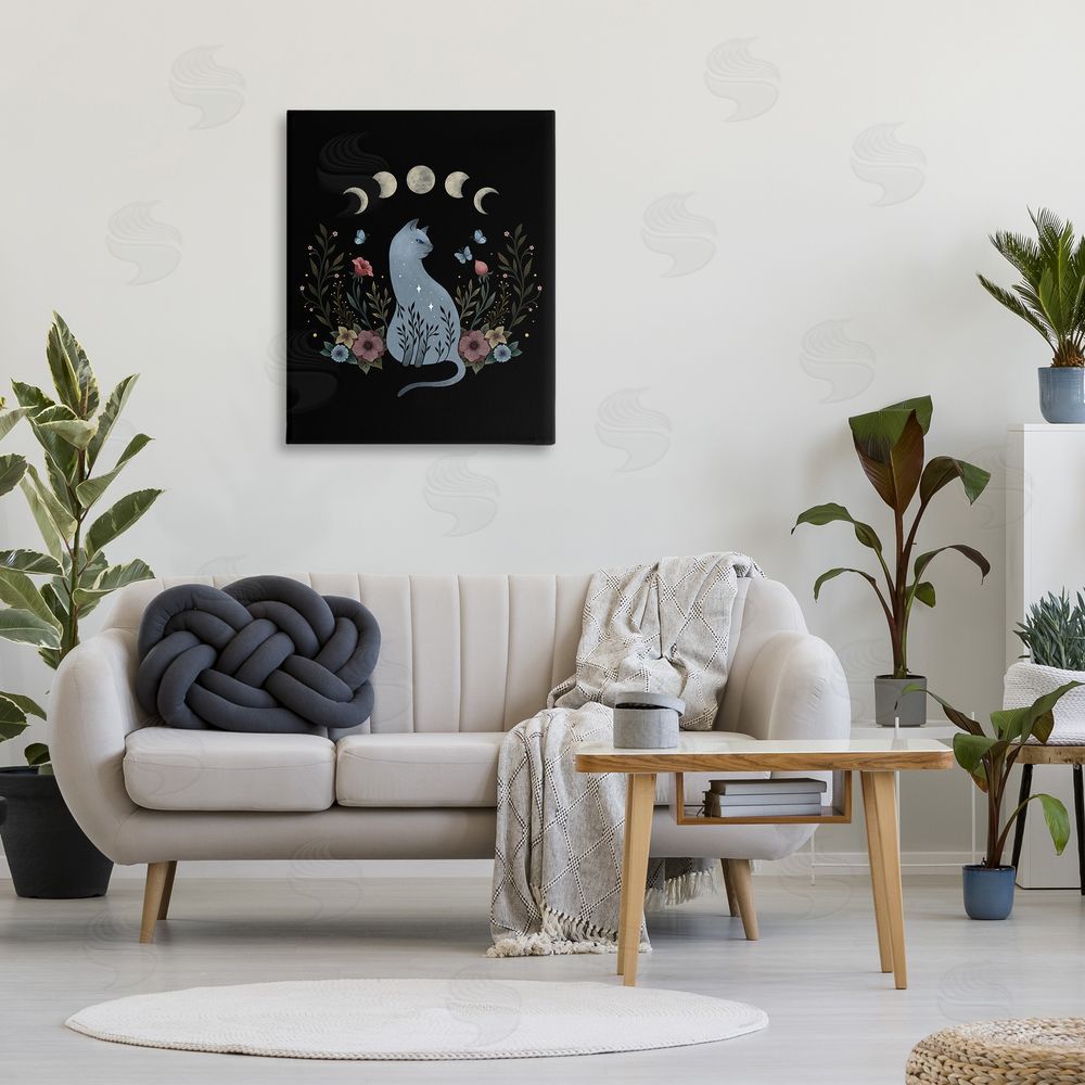 Episodic Drawings Cat & Moon Phases