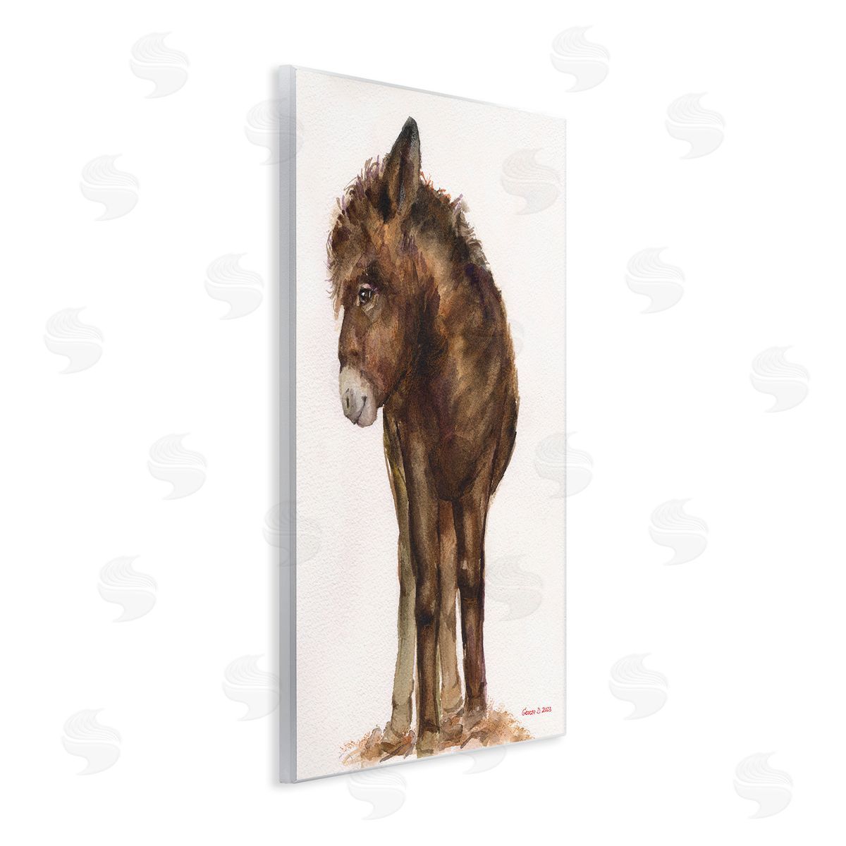 George Dyachenko Smiling Donkey Foal