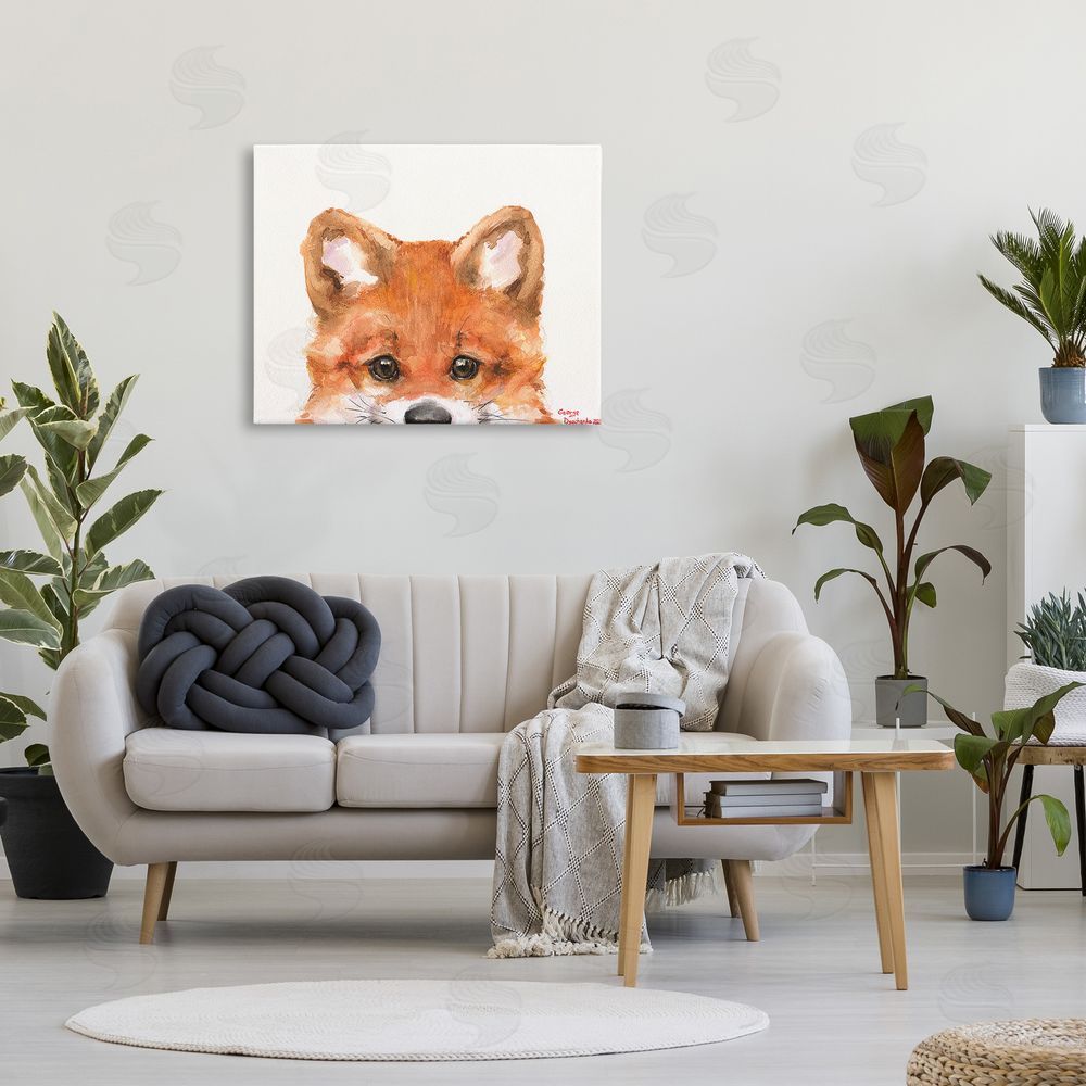 George Dyachenko Fox Cub Peeking