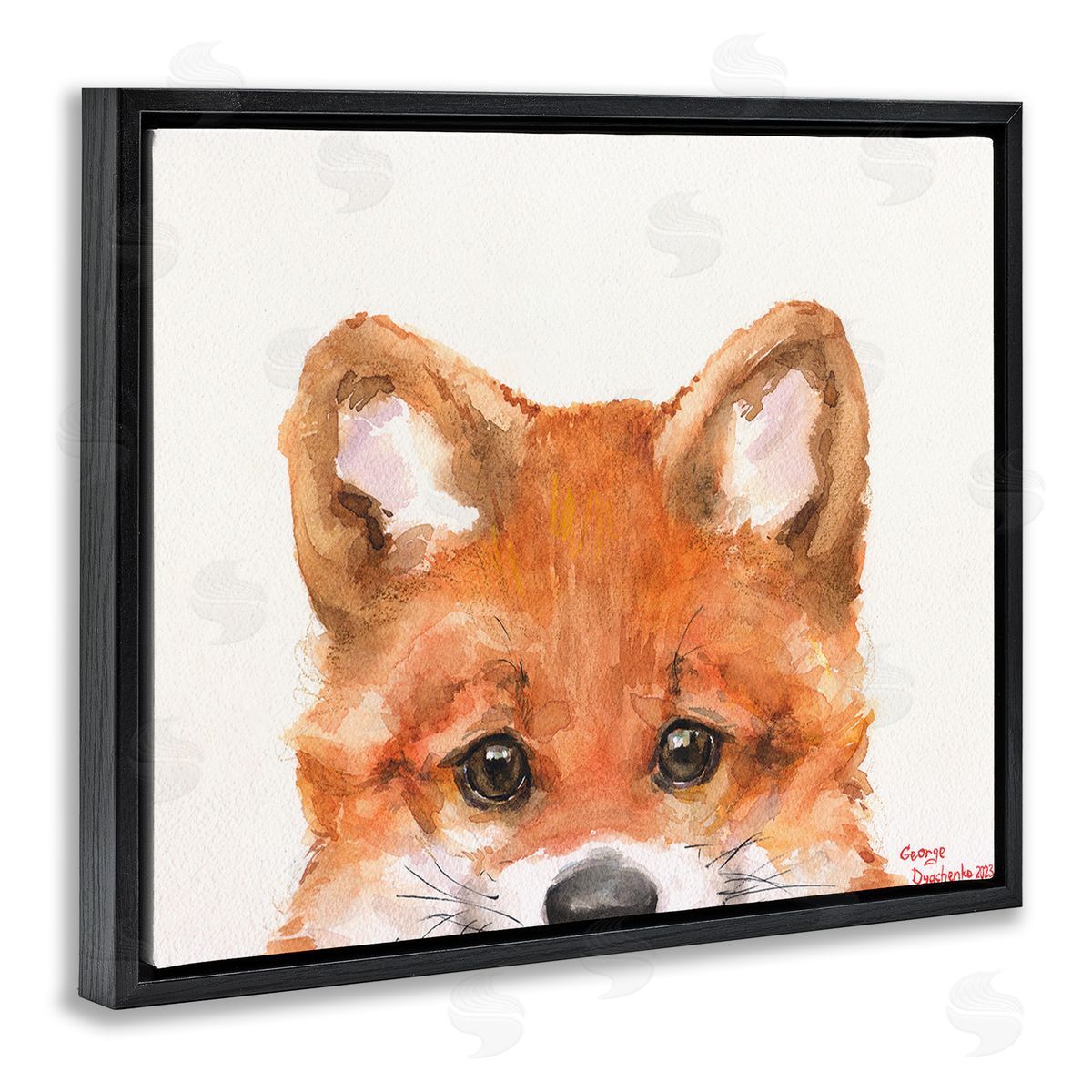 George Dyachenko Fox Cub Peeking