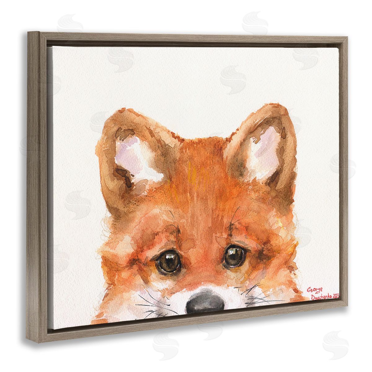 George Dyachenko Fox Cub Peeking