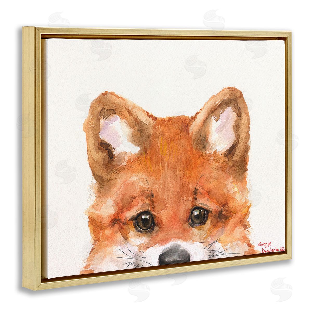 George Dyachenko Fox Cub Peeking