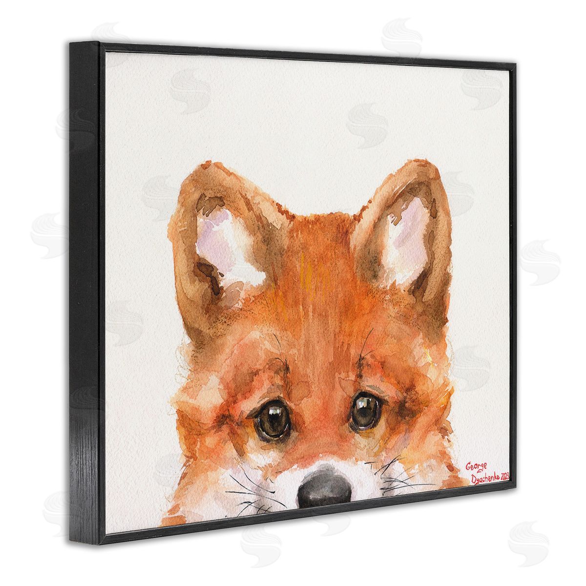 George Dyachenko Fox Cub Peeking