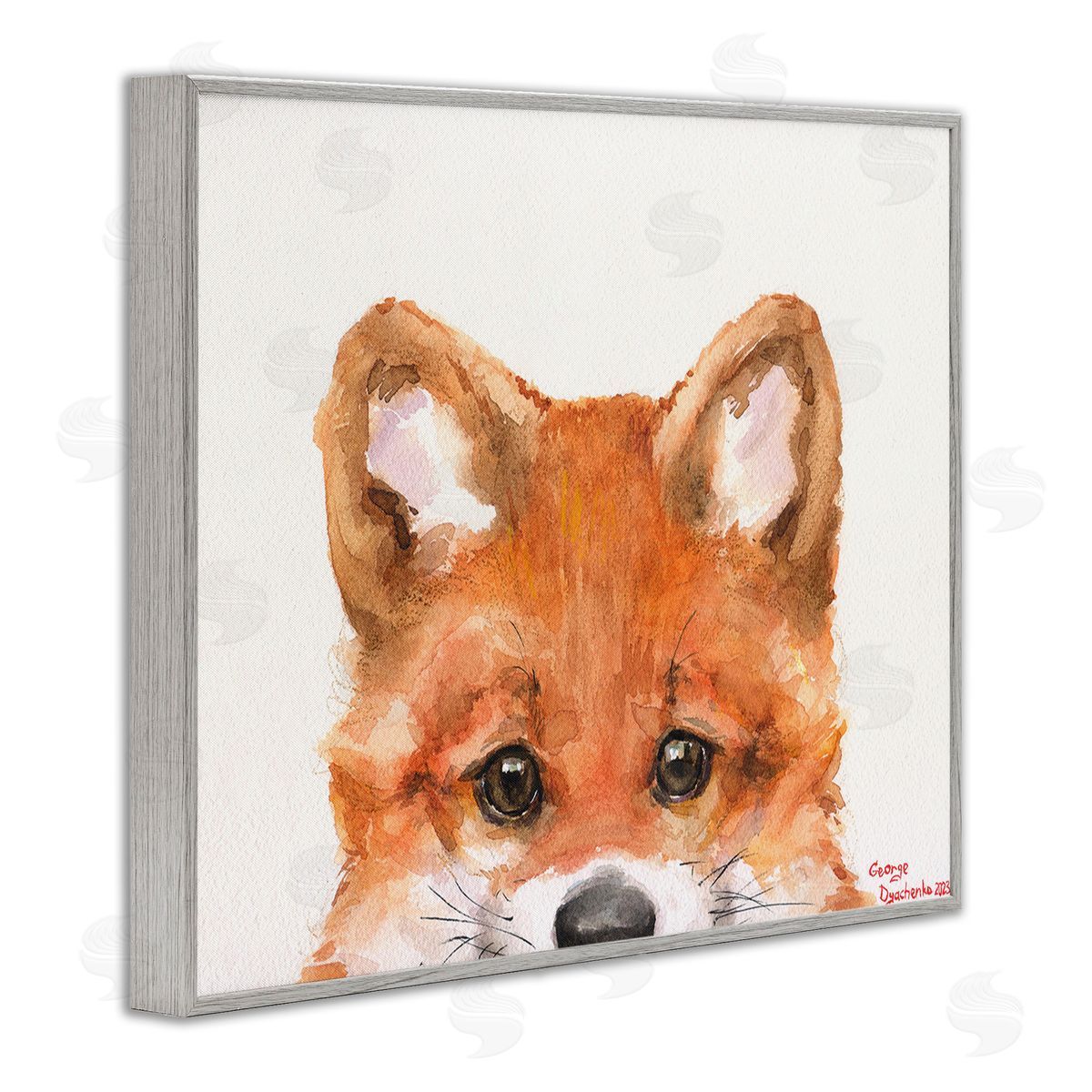 George Dyachenko Fox Cub Peeking