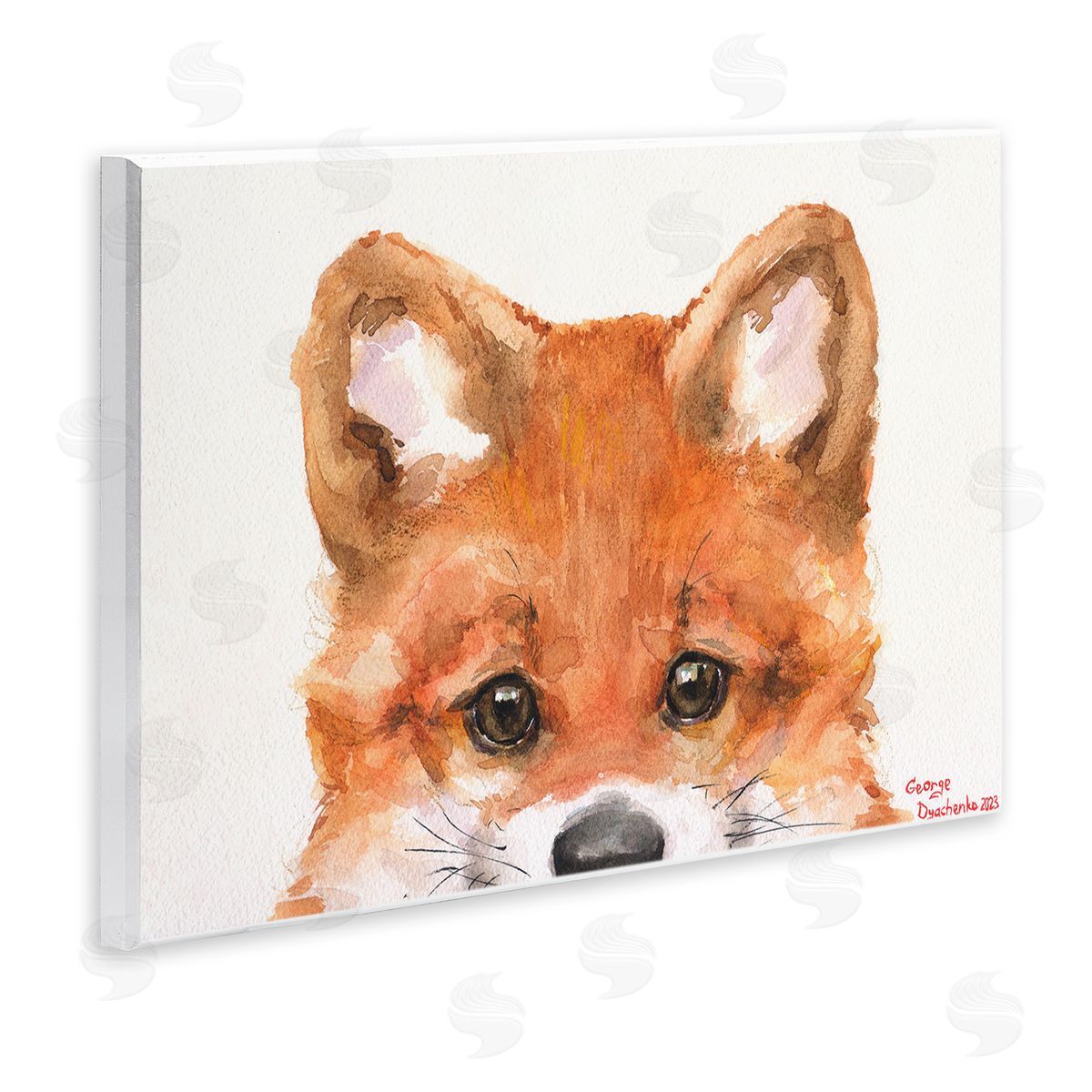 George Dyachenko Fox Cub Peeking
