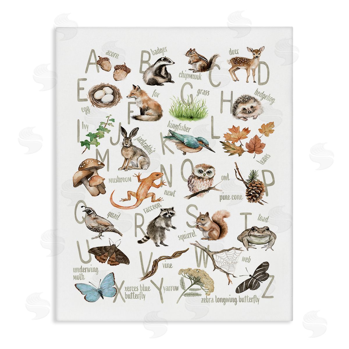 Ziwei Li Woodland Nature Alphabet