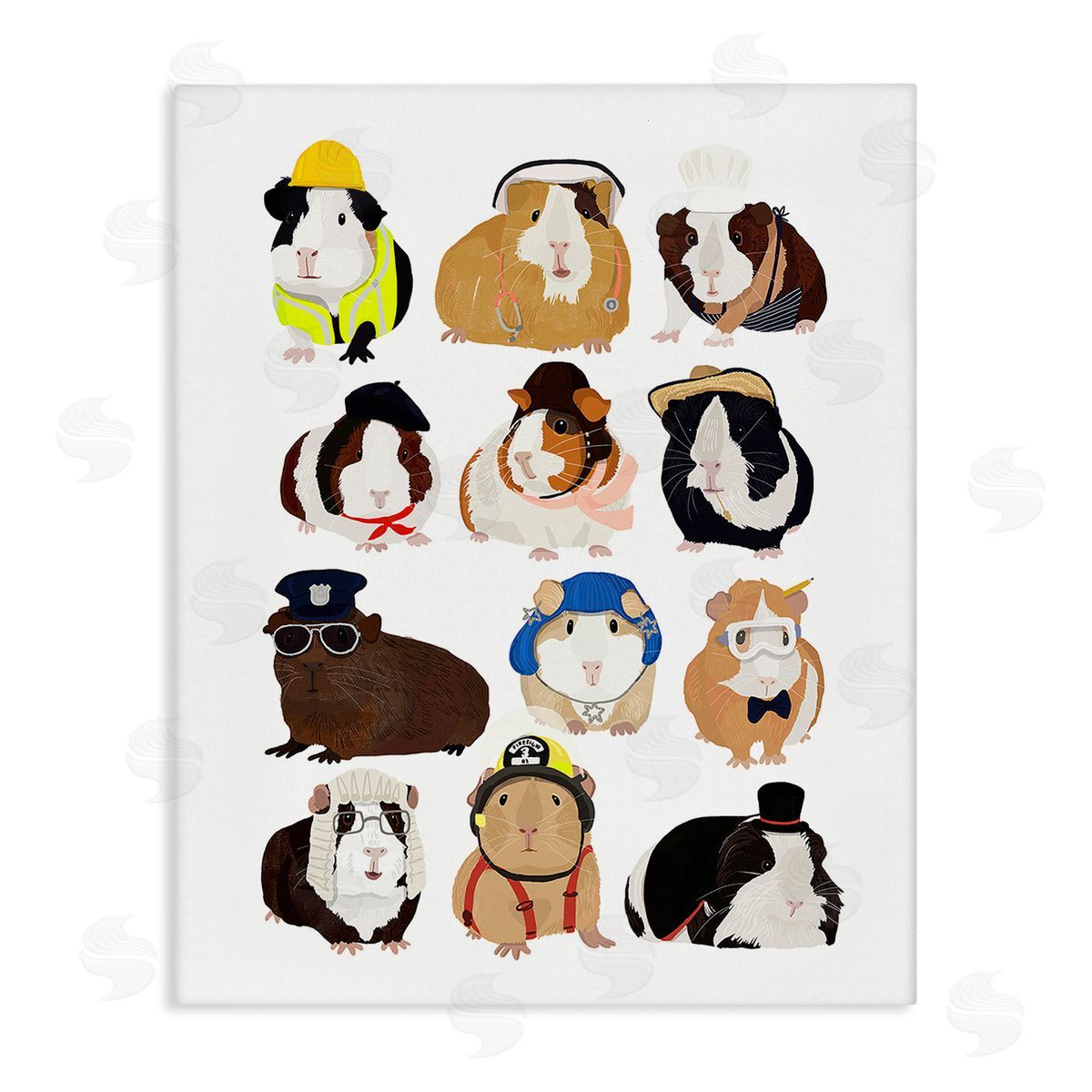 Hanna Melin Guinea Pigs Various Uniforms