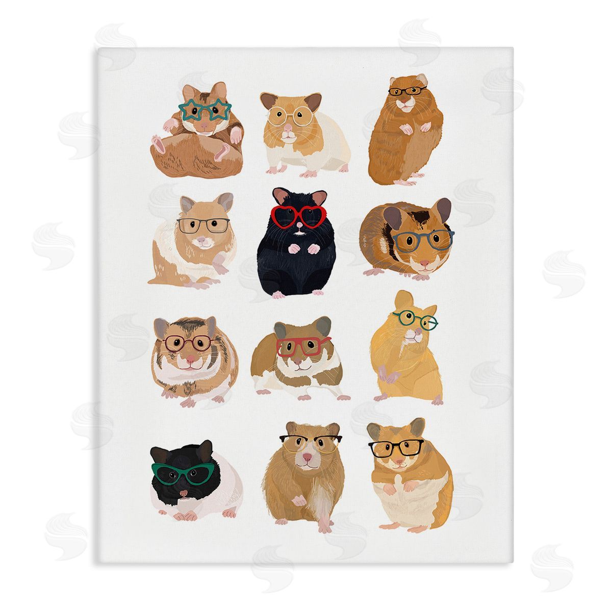Hanna Melin Hipster Hamsters in Glasses