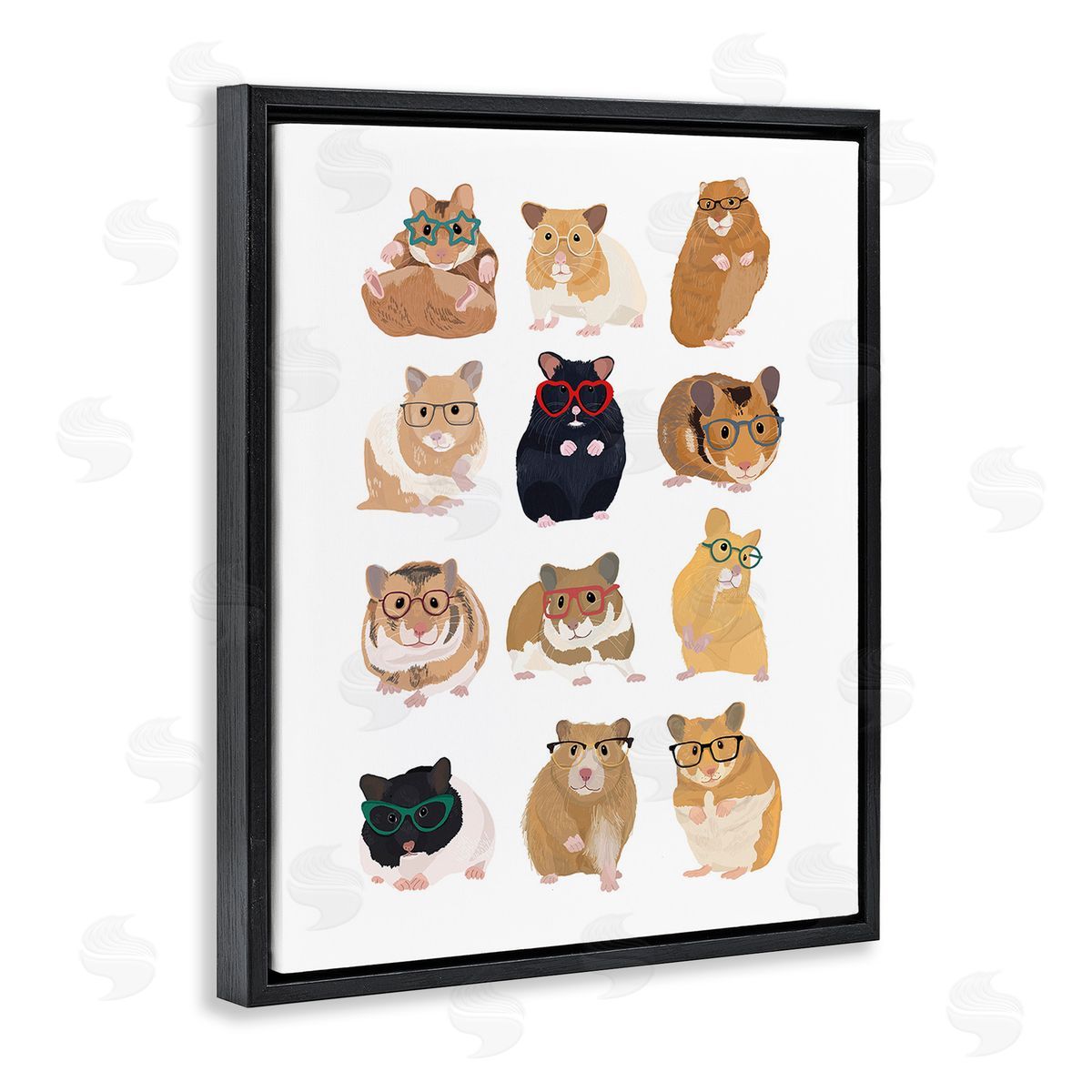 Hanna Melin Hipster Hamsters in Glasses
