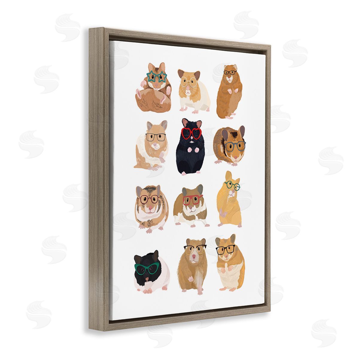 Hanna Melin Hipster Hamsters in Glasses