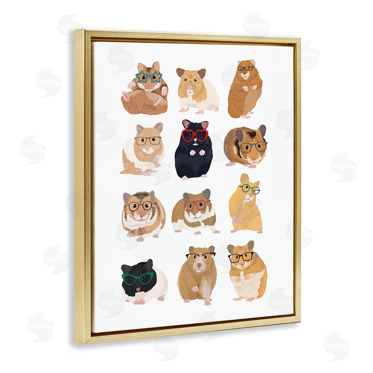Hanna Melin Hipster Hamsters in Glasses