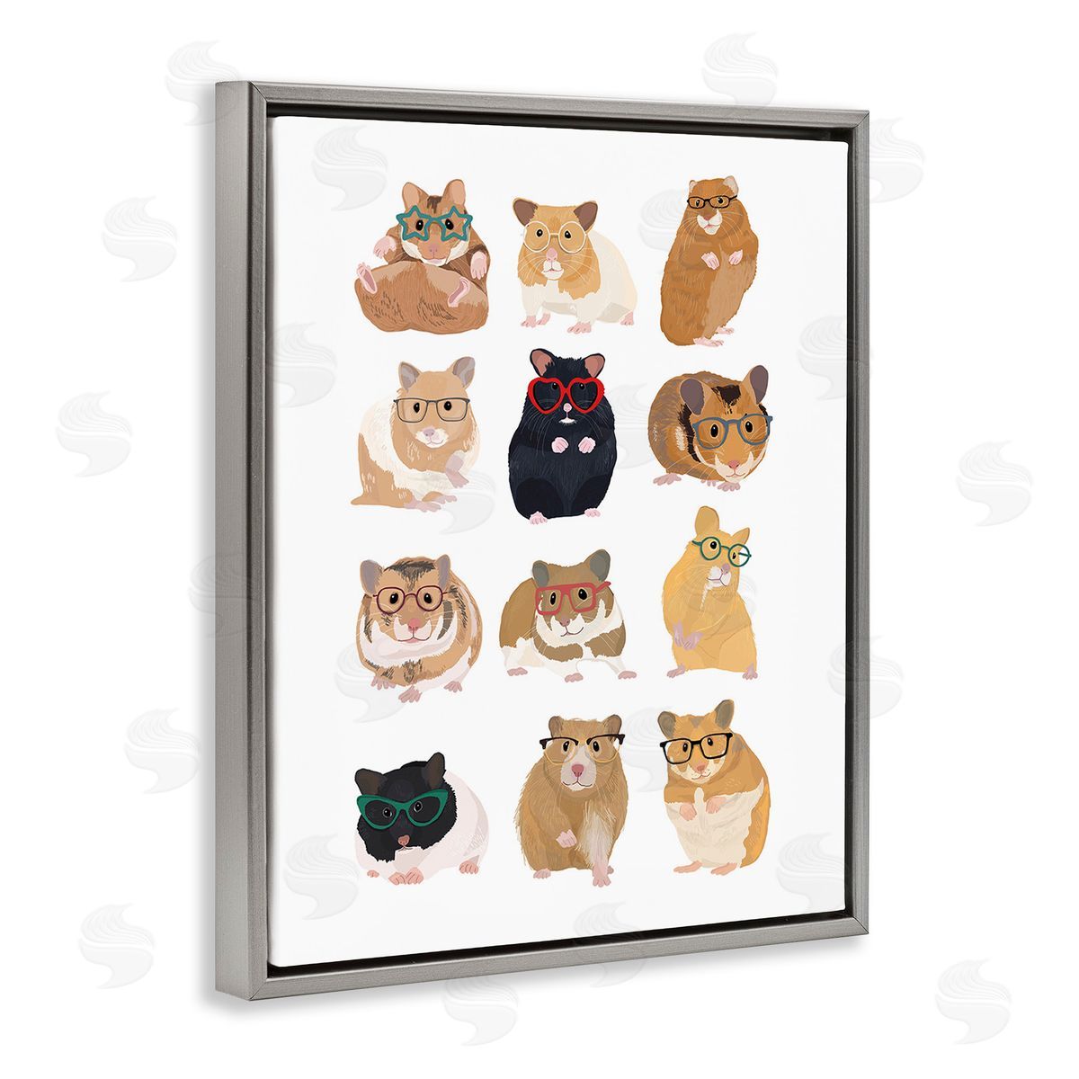 Hanna Melin Hipster Hamsters in Glasses