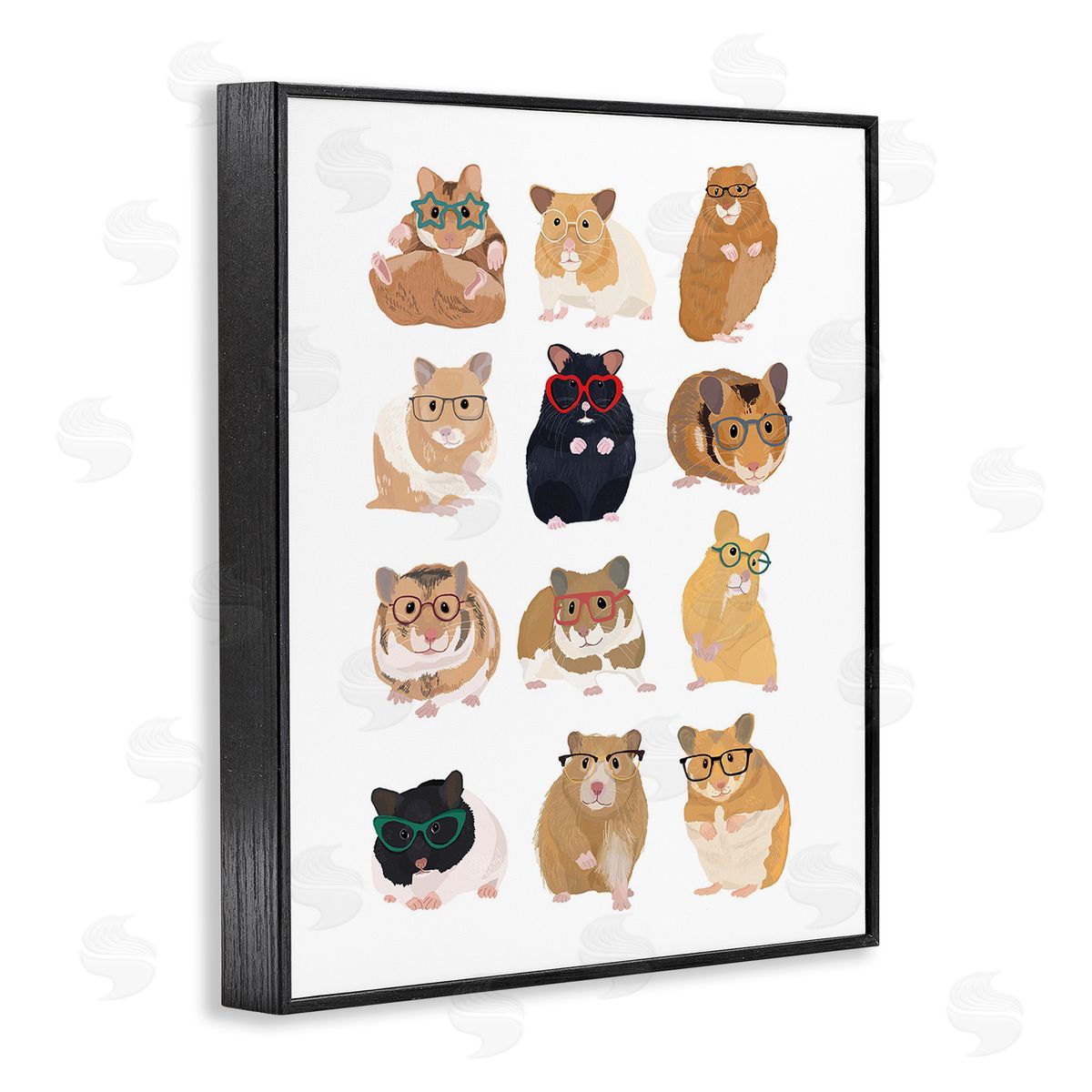 Hanna Melin Hipster Hamsters in Glasses