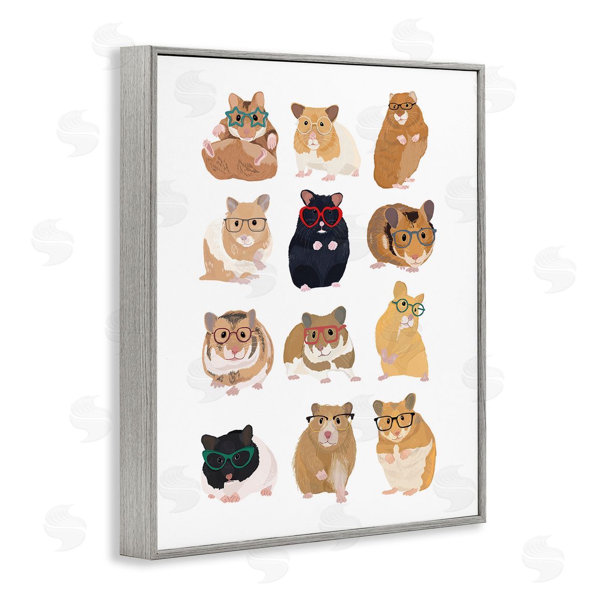 Hanna Melin Hipster Hamsters in Glasses