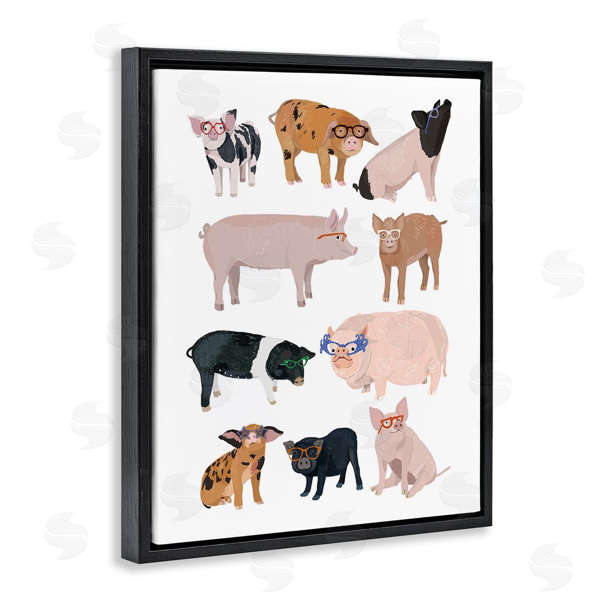 Hanna Melin Hipster Pigs in Glasses