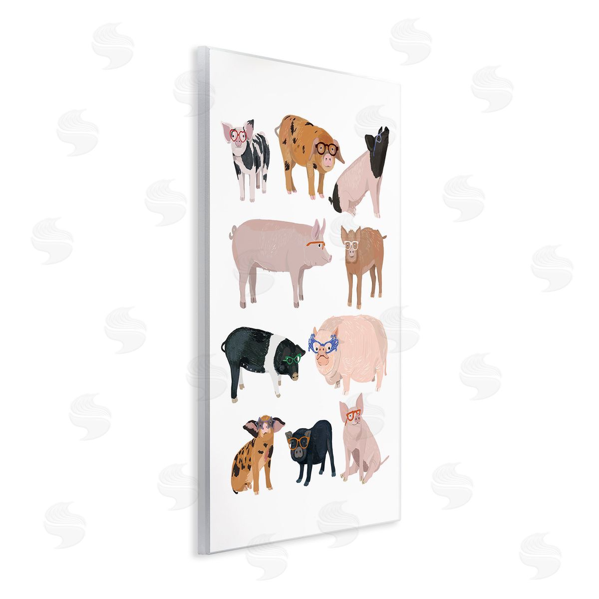 Hanna Melin Hipster Pigs in Glasses