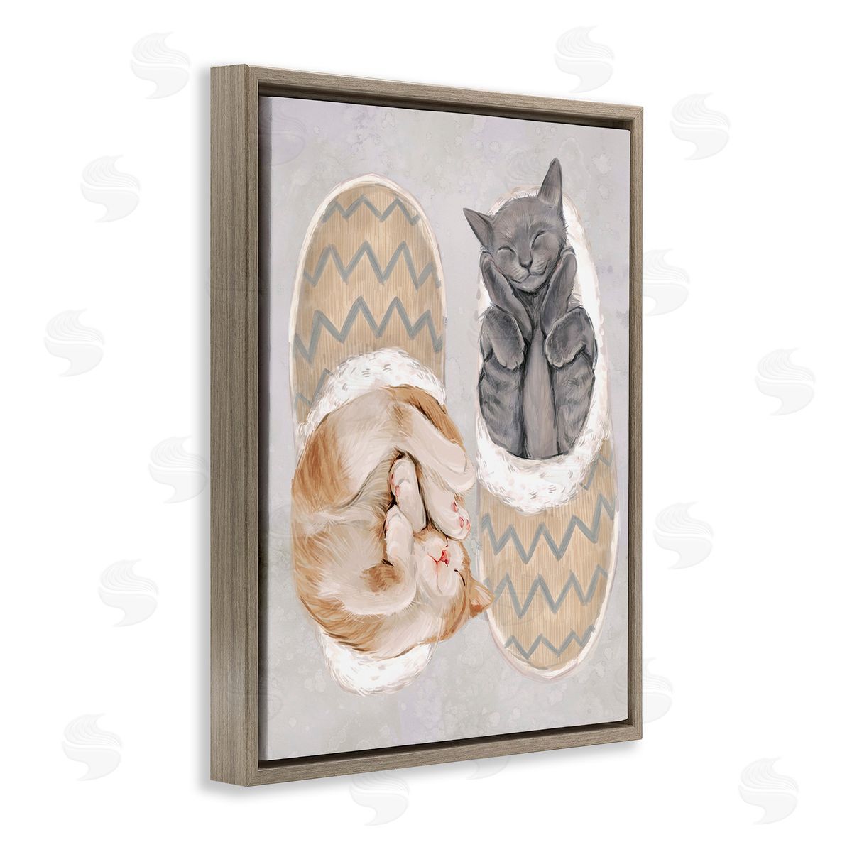 Ziwei Li Kittens In Slippers