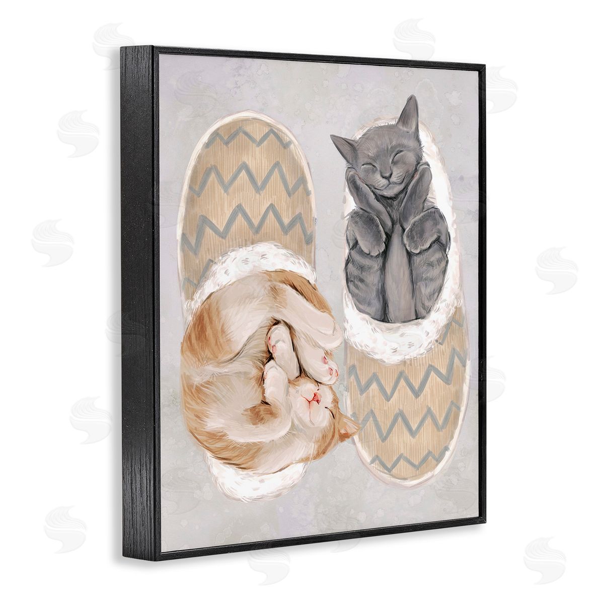 Ziwei Li Kittens In Slippers