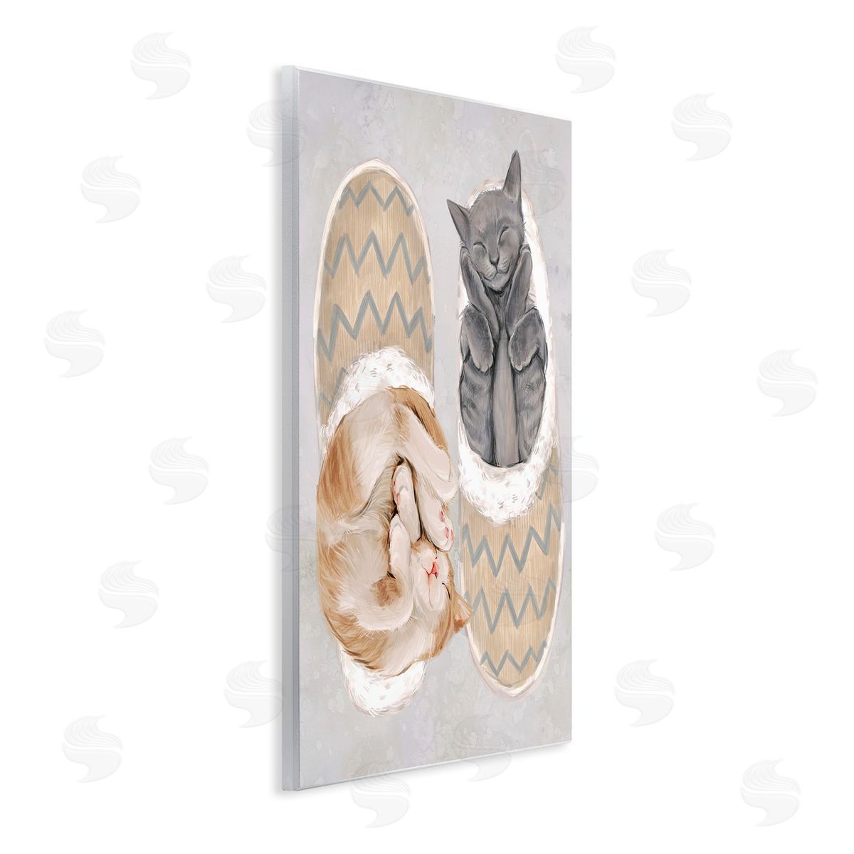 Ziwei Li Kittens In Slippers