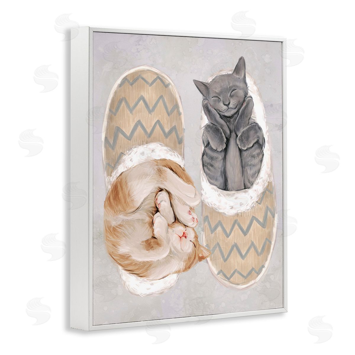 Ziwei Li Kittens In Slippers