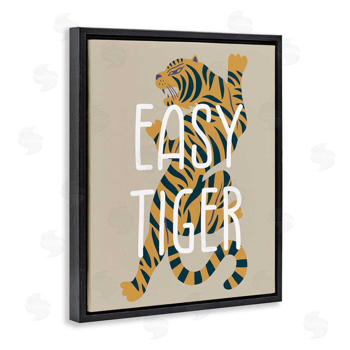 Stupell Studio Neutral Easy Tiger