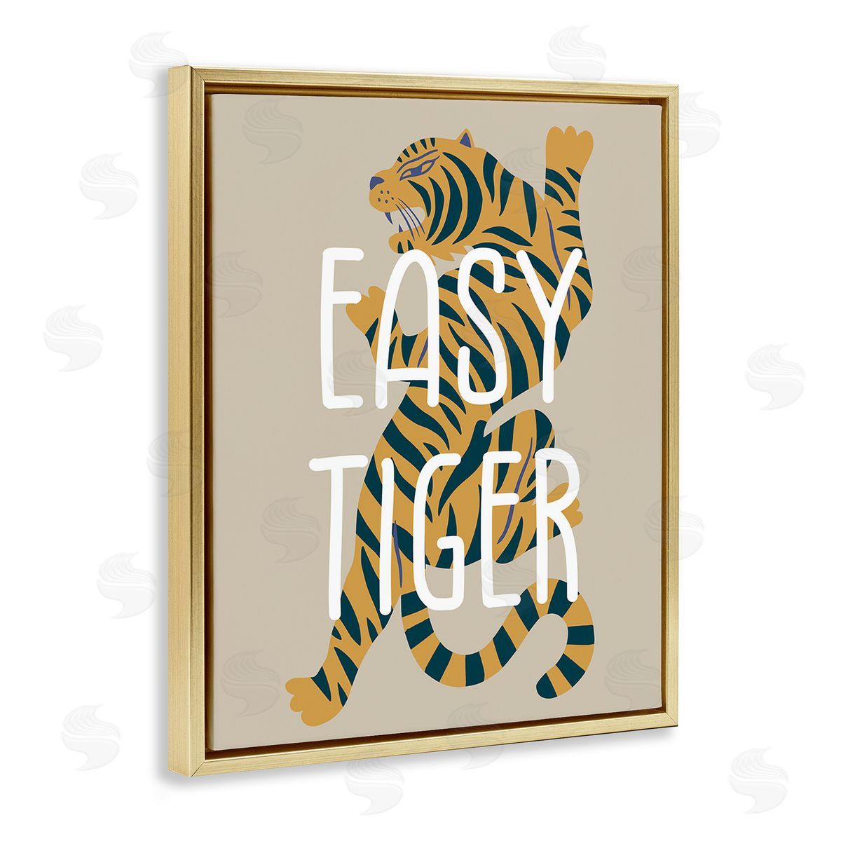 Stupell Studio Neutral Easy Tiger