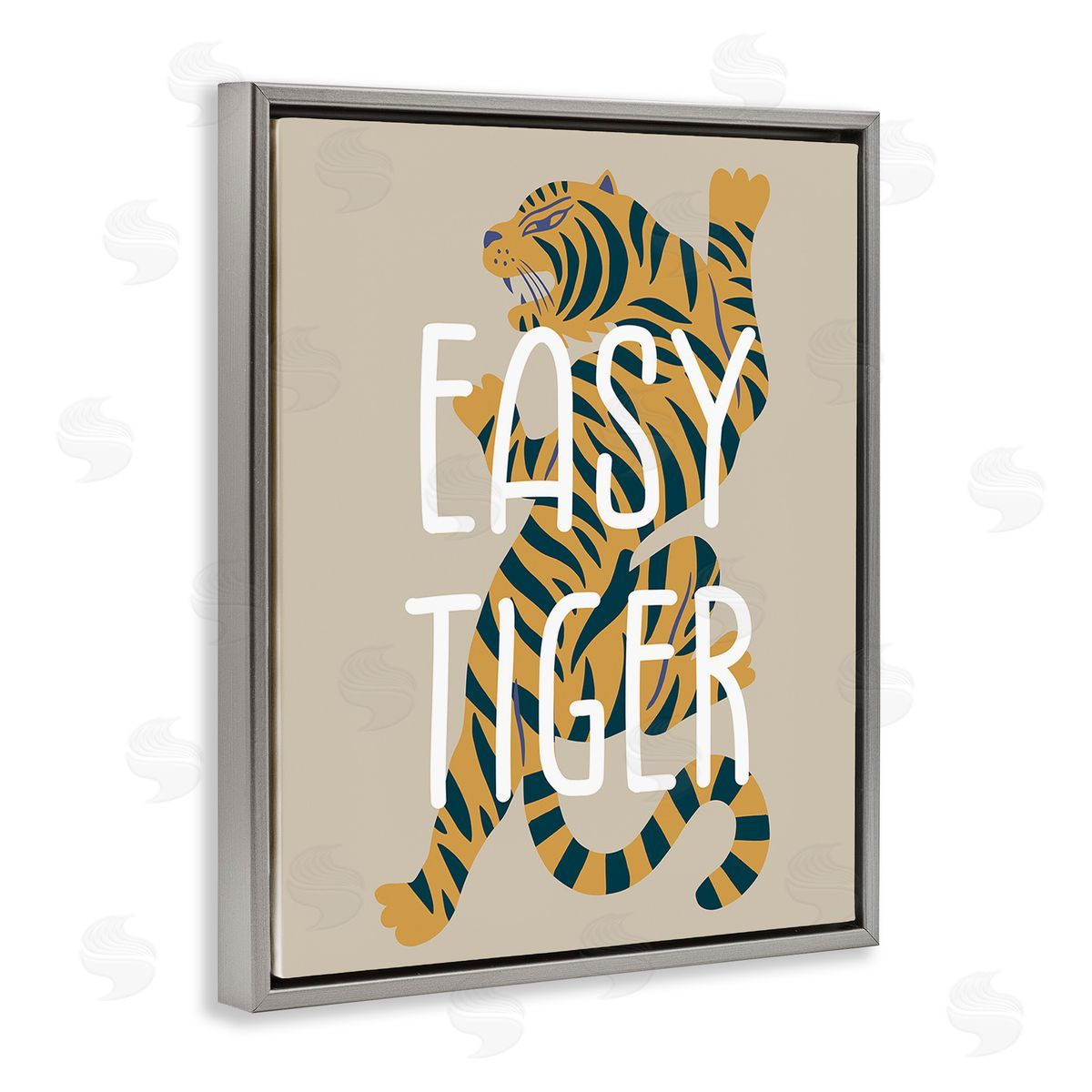 Stupell Studio Neutral Easy Tiger