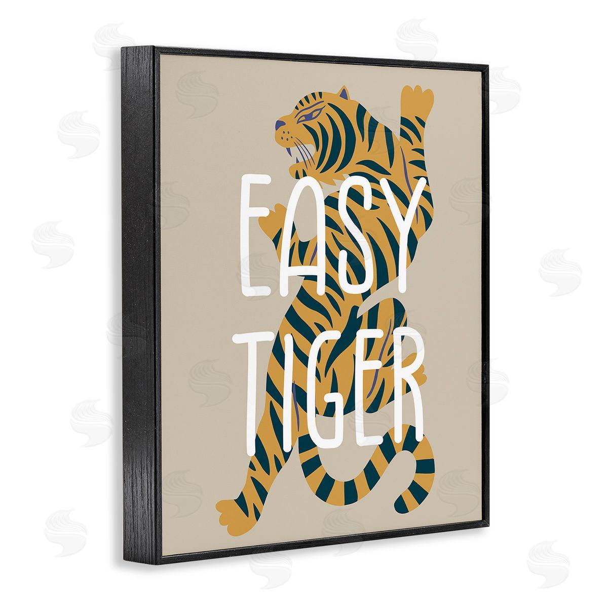Stupell Studio Neutral Easy Tiger
