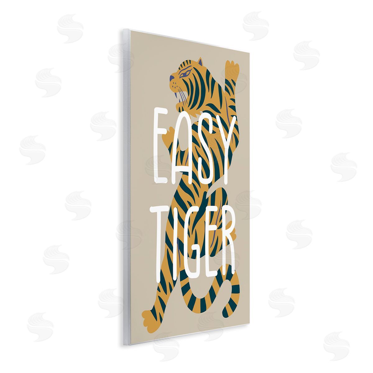 Stupell Studio Neutral Easy Tiger