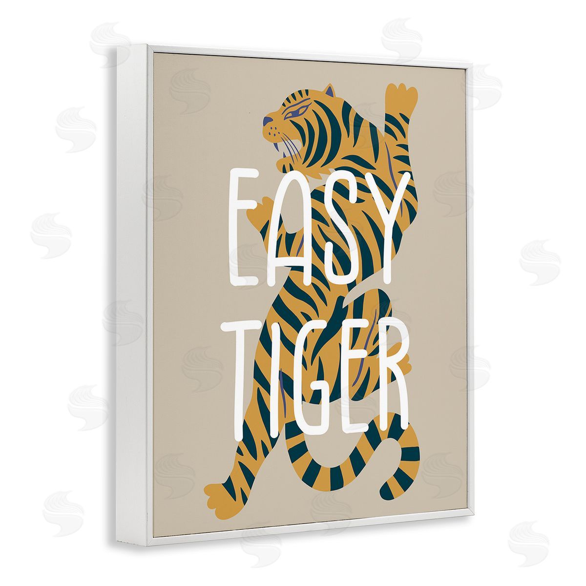 Stupell Studio Neutral Easy Tiger