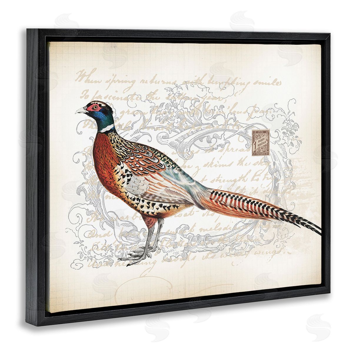 Lula Bijoux & co. Pheasant & Vintage Pattern