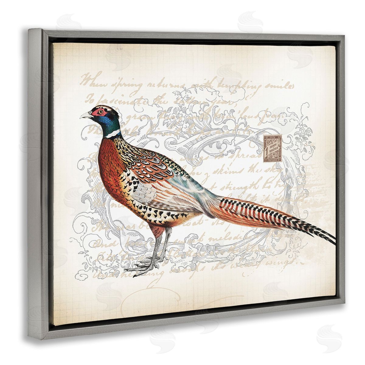 Lula Bijoux & co. Pheasant & Vintage Pattern