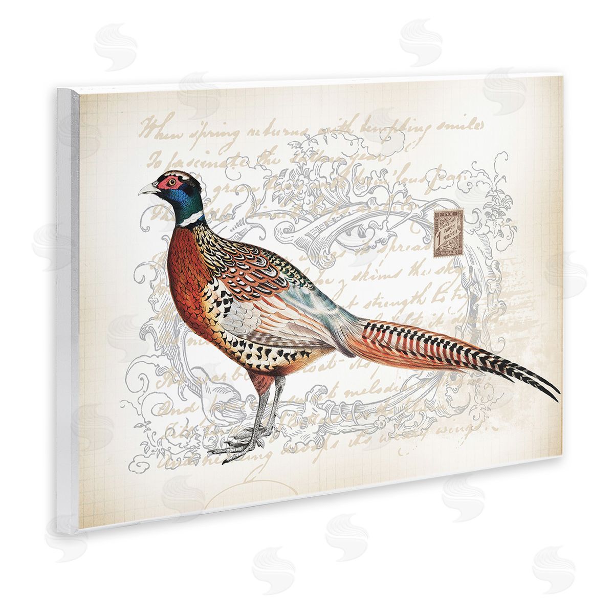 Lula Bijoux & co. Pheasant & Vintage Pattern