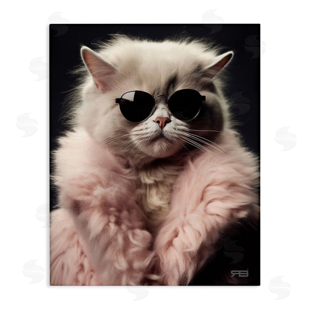 RB Cat in Fur Jacket