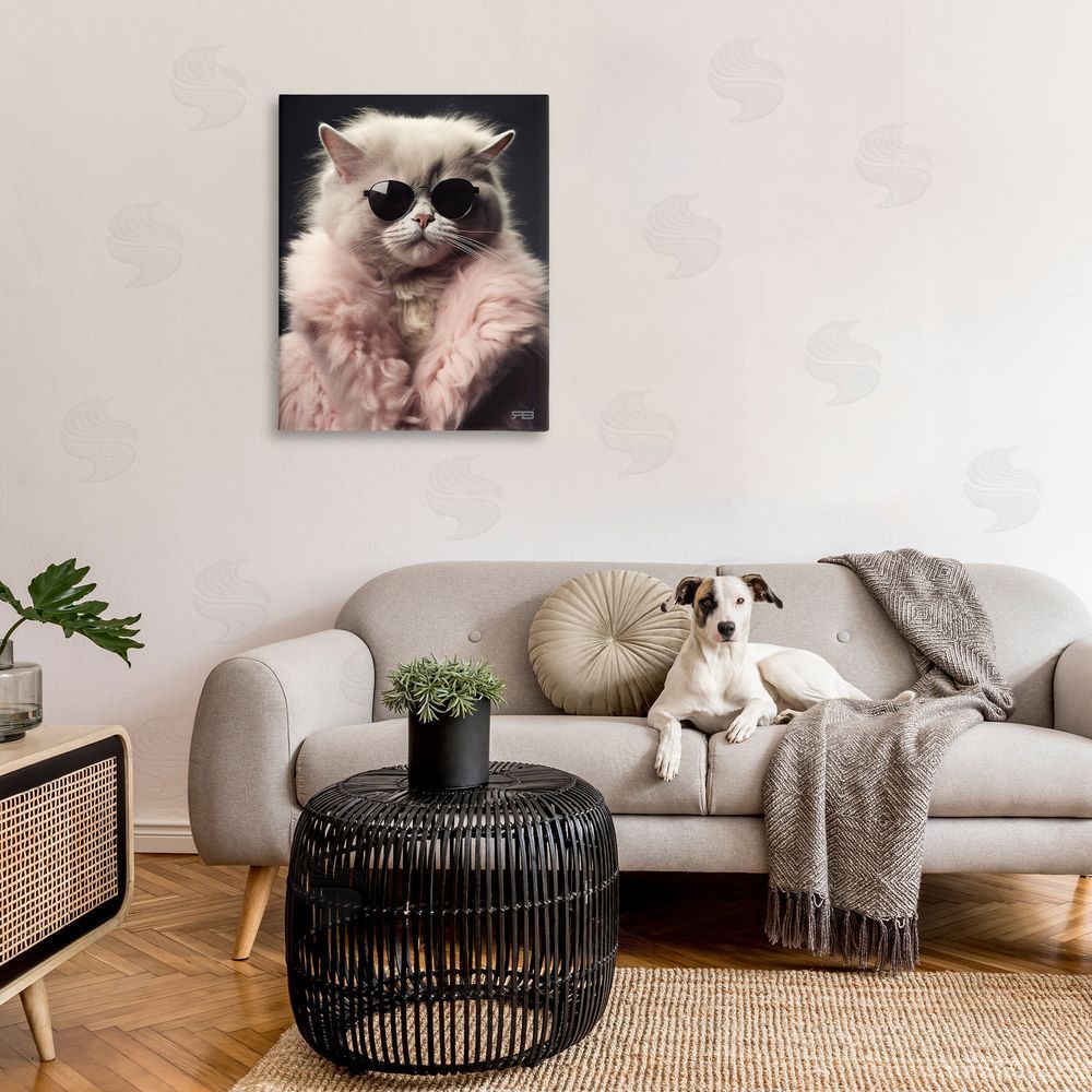 RB Cat in Fur Jacket