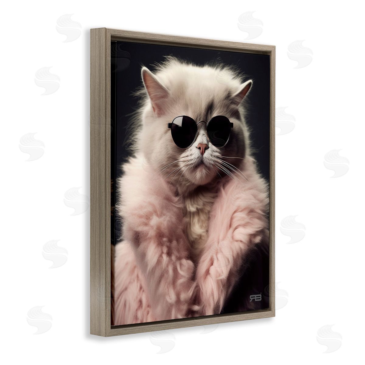 RB Cat in Fur Jacket