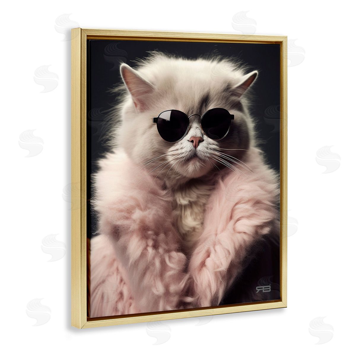 RB Cat in Fur Jacket