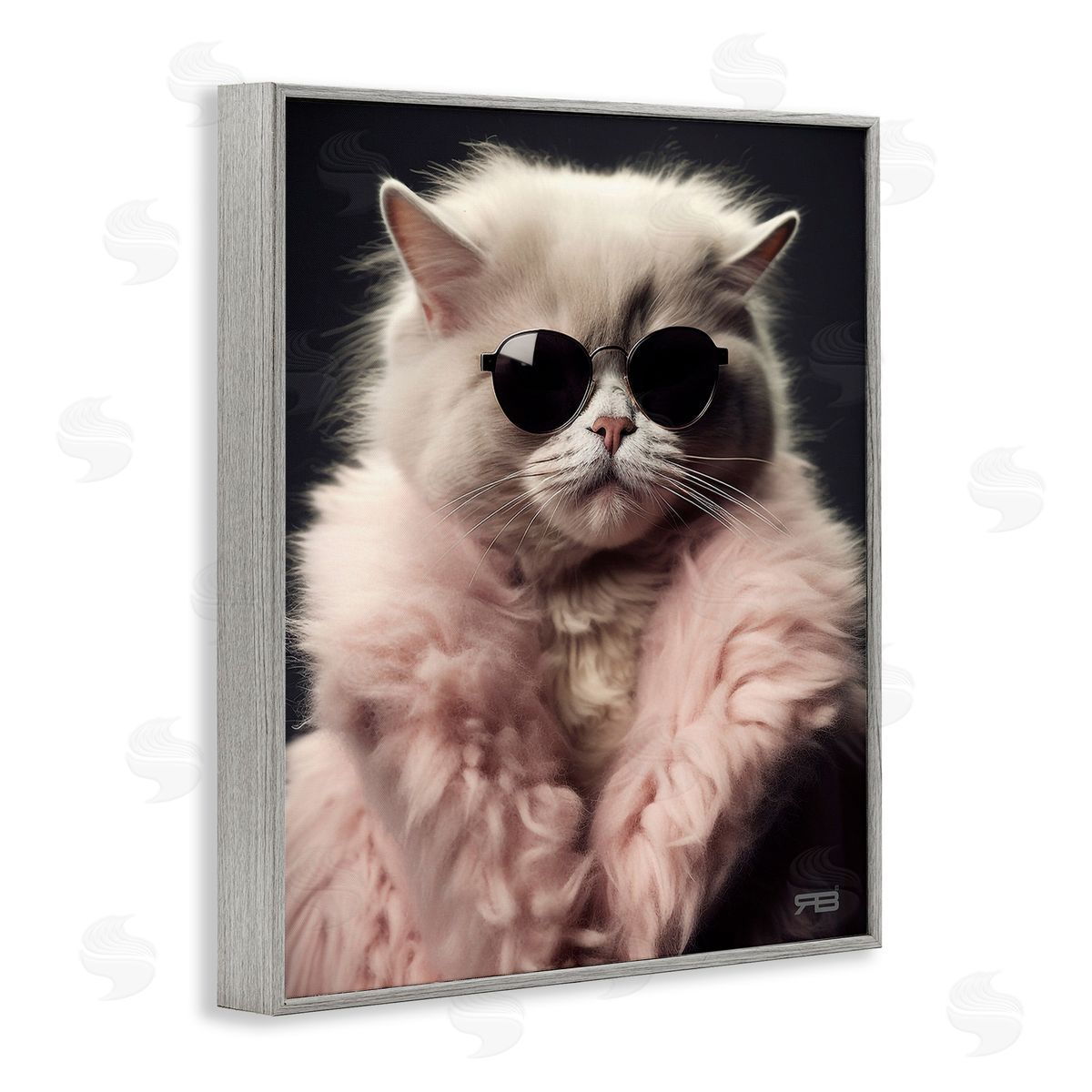 RB Cat in Fur Jacket