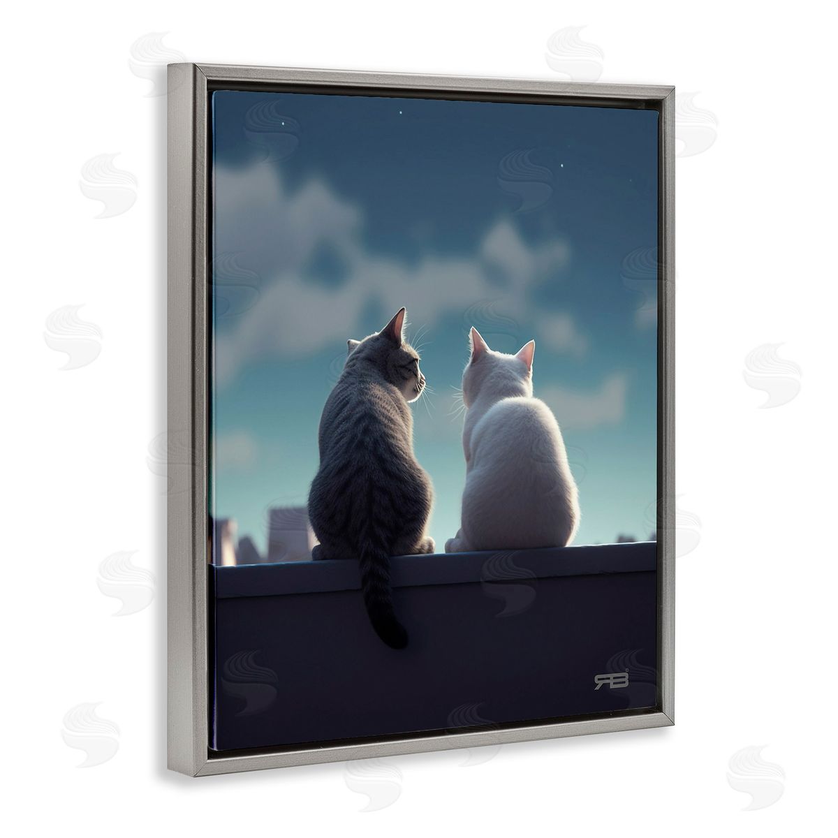 RB Gazing Cat Pair